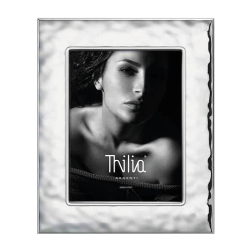 CORNICE IN ARGENTO MARTELLATA 18X24 CM - 452240