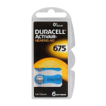 PILA DURACELL ACUSTICA DA 675 - CONF. 6 PZ.