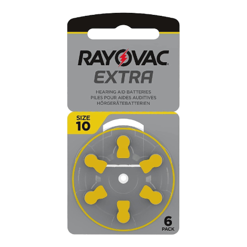PILA RAYOVAC ACUSTICA H10 - CONF. 6 PZ.