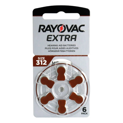 PILA RAYOVAC ACUSTICA H312 - CONF. 6 PZ.