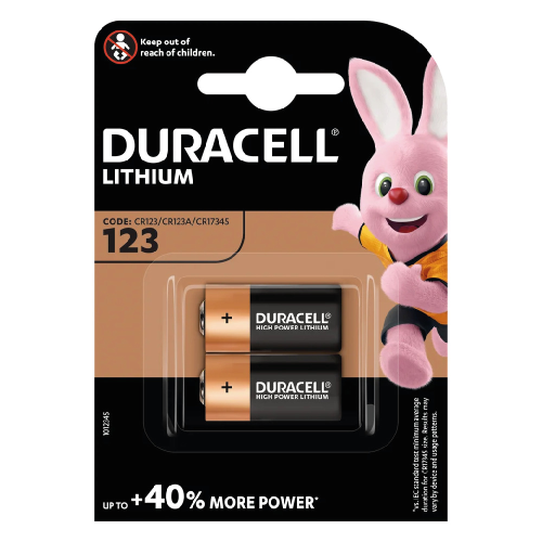 PILA DURACELL LITIO CR123 - BL2
