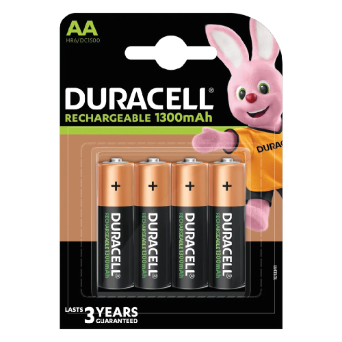 BATTERIA DURACELL LR6 AA RICARICABILI 1300 MAH - BL4