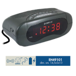 SVEGLIA DIGITALE LED ROSSI EH49101N - BLACK