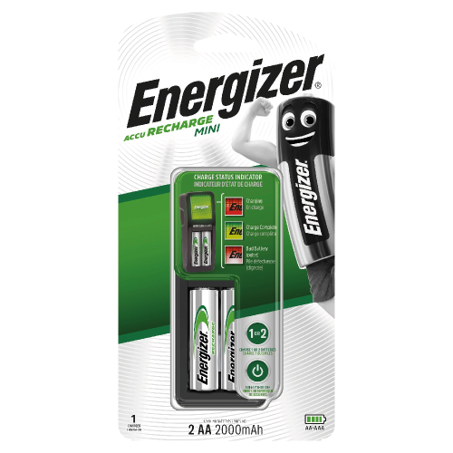 CARICATORE ENERGIZER MINI-2X AA R6 2000