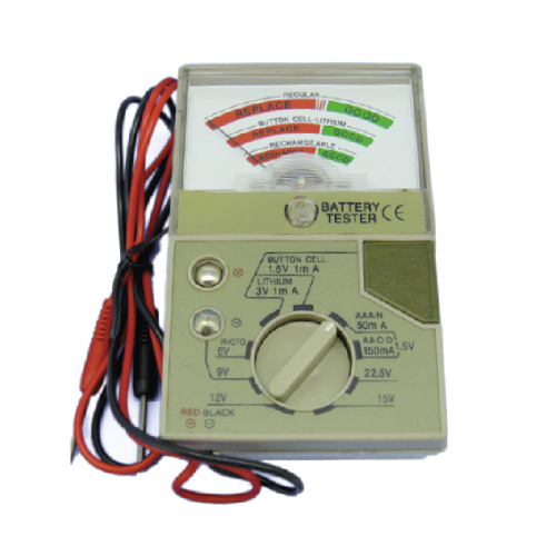 TESTER PROVABATTERIE CON SELETTORE