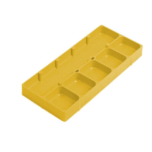 SCATOLA GIALLA 6 COMPARTIMENTI