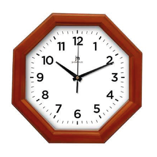 OROLOGIO PARETE QZ. LEGNO Ø 30 CM JUST MINUTE - 21036C