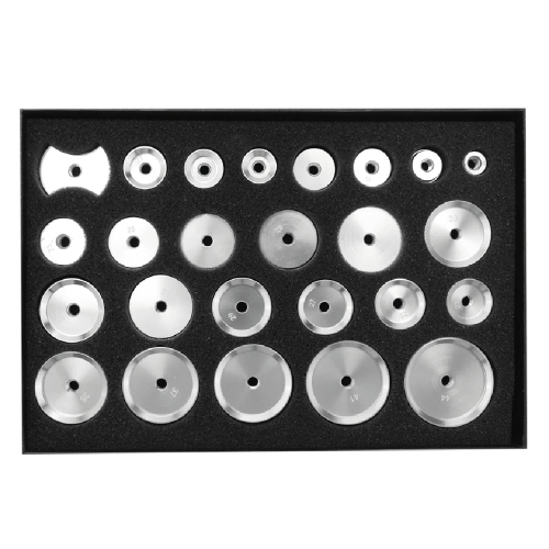 ASSORTIMENTO 25 TASSELLI IN ALLUMINIO FILETTATI CON CUSTODIA