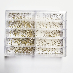 ASSORTIMENTO STRASS 1000 PZ IN 10 MISURE