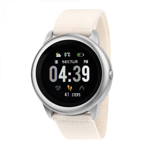 SMARTWATCH SECTOR S-01 WHITE STRAP R3251545502