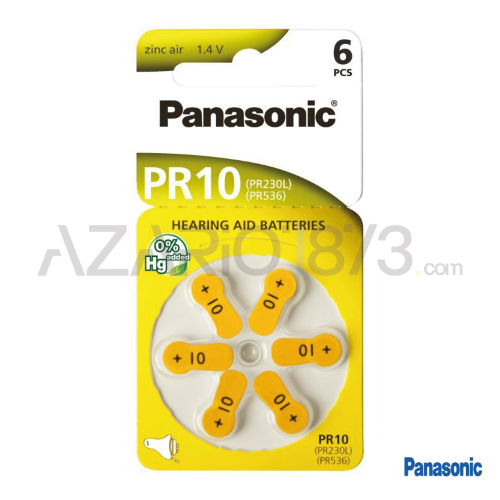 BATTERIA PANASONIC ACUSTICA 10 - CONF. 6 PZ.