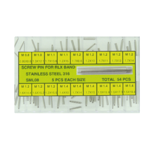 ASSORTIMENTO PERNI PRIGIONIERI RLX 90 PZ - 18 MISURE