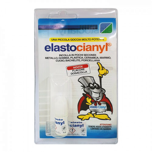 COLLA CIANOACRILICA GR. 5 BLISTER - ELASTOCIANYL