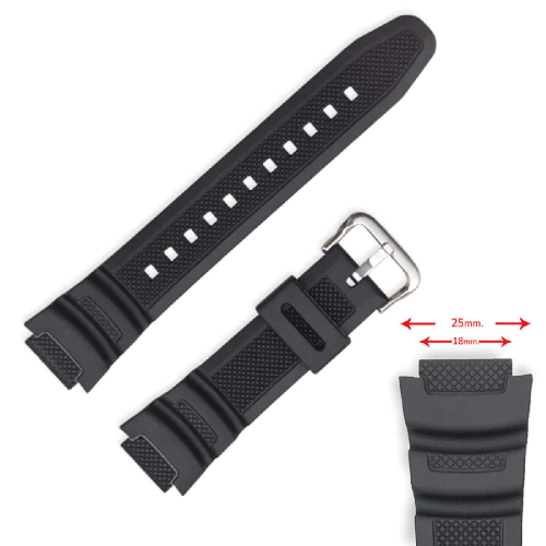 CINTURINO COMPATIBILE CASIO W2332 18 MM SERIE SGW-400H