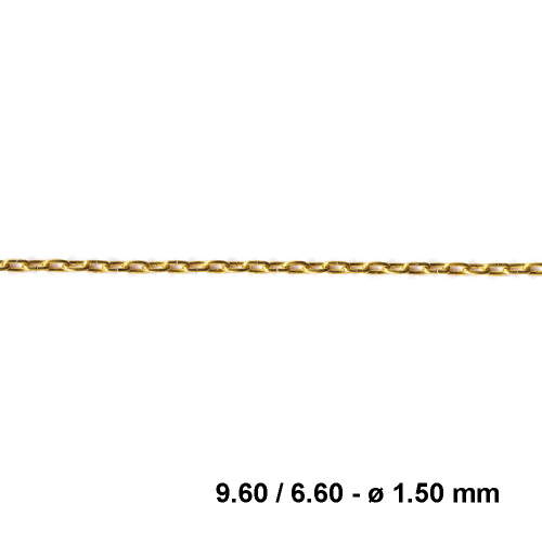 CATENA PER CUCÙ IN OTTONE CON ACCESSORI - EXT. 9.50 / INT. 6.50