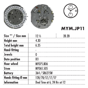 MOVIMENTO MIYOTA JP11