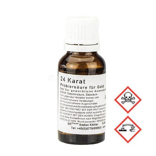 ACIDO REAGENTE PER SAGGIO ORO 24 CT - 20 ML.
