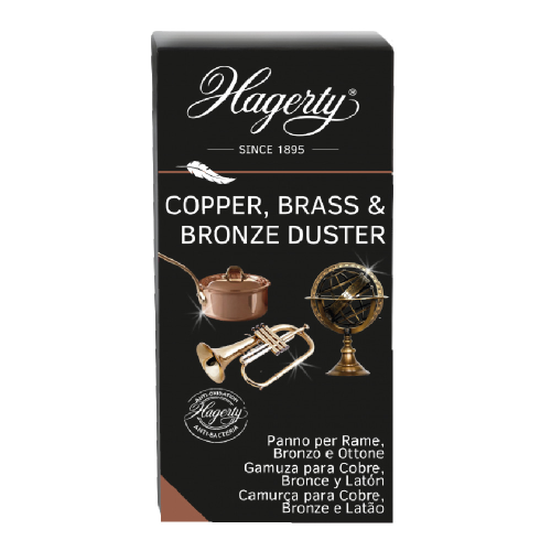 HAGERTY COPPER BRASS E BRONZE DUSTER CLOTH - 36 X 55 CM