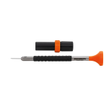CACCIAVITE ERGONOMICO BERGEON 6899 ARANCIO 0.50 MM CON LAME DI RICAMBIO