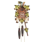 OROLOGIO KUCKUCK MECCANICO NOCE COLORATO 35 CM