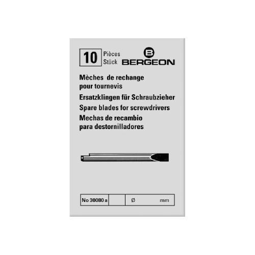 BERGEON LAME DI RICAMBIO 1.20 MM - CONF. 10 PZ.