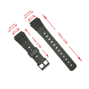 CINTURINO COMPATIBILE CASIO 284-P1 18 MM W59