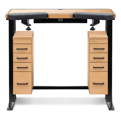 WORKSTATION ERGOLIFT EVOLUTION CON CASSETTI - 100X60X4 CM - FAGGIO