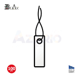 ETICHETTE BIANCHE CON FILO 15X6 MM - CONF. 100 PZ.