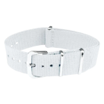 CINTURINO IN TESSUTO PASSANTE XT002 TINTA UNITA BIANCO