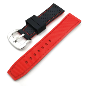 CINTURINO IN SILICONE ELITE BI-COLORE CON CUCITURE