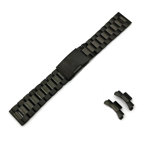 CINTURINO ACCIAIO XM413 BLACK - DOPPIO TERMINALE
