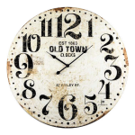 OROLOGIO PARETE QZ. LEGNO Ø 60 CM JUST MINUTE - 21486