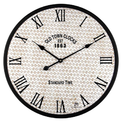 OROLOGIO PARETE QZ. LEGNO Ø 60 CM JUST MINUTE - 21521