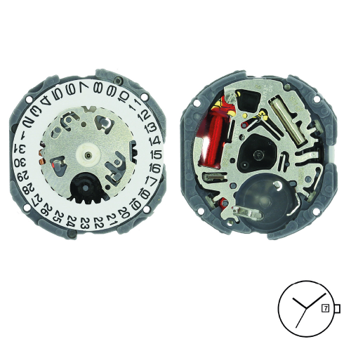 MOVIMENTO SII VJ12, 8 3/4''', ALT. 2.71, ALT. SFERE H2, D3, 3 LANCETTE