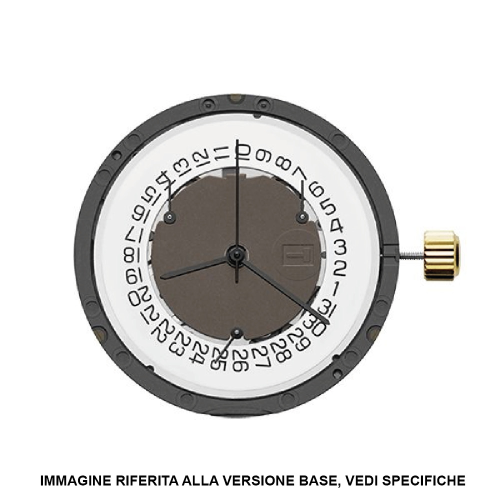 MOVIMENTO ETA G10712 CRONO, 13 1/4''', ALT. 5.62, ALT. SFERE 1, D4 INCLINATA, 6 LANCETTE