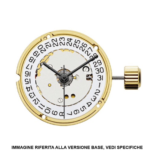 MOVIMENTO ETA F05115, 10 1/2''', ALT. 2.50, ALT. SFERE 1, D3, 2 LANCETTE - EX. F05111