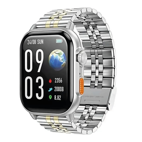SMARTWATCH HOCO. DYD02 ACCIAIO E ORO