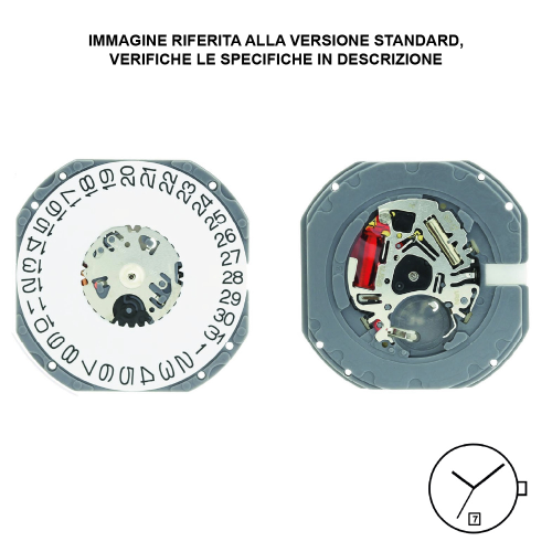 MOVIMENTO SII VJ52, 11 1/2''', ALT. 2.71, ALT. SFERE M, D6, 3 LANCETTE