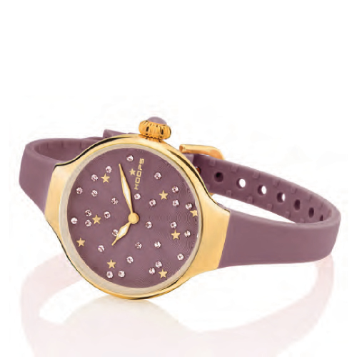OROLOGIO HOOPS NOUVEAU CHERIE SLIDING STAR GOLD UVA - 2639LYG-08