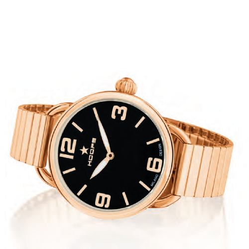 OROLOGIO HOOPS CANDY GOLD NERO ELASTICO GOLD - 2648LE-RG01