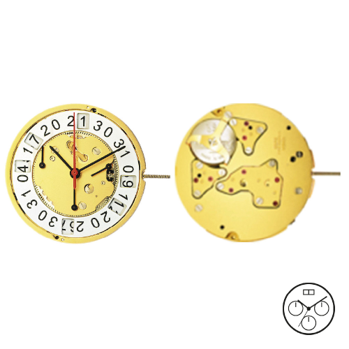 MOVIMENTO RONDA 5040.B CRONO SWISS MADE, 12 1/2''', ALT. 4.40, ALT. SFERE 1, GRANDE DATA 12, 6 LANCETTE