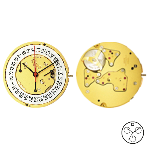 MOVIMENTO RONDA 5040.D CRONO SWISS MADE, 12 1/2''', ALT. 4.40, ALT. SFERE 1, D4, 6 LANCETTE