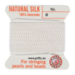 FILO PERLE 100 SETA BIANCO - N° 4