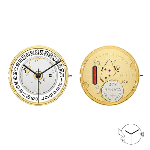 MOVIMENTO ETA E64111, 11 1/2''', ALT. 1.95, ALT. SFERE 0, D3, 3 LANCETTE - EX. 255.111 / 255.112
