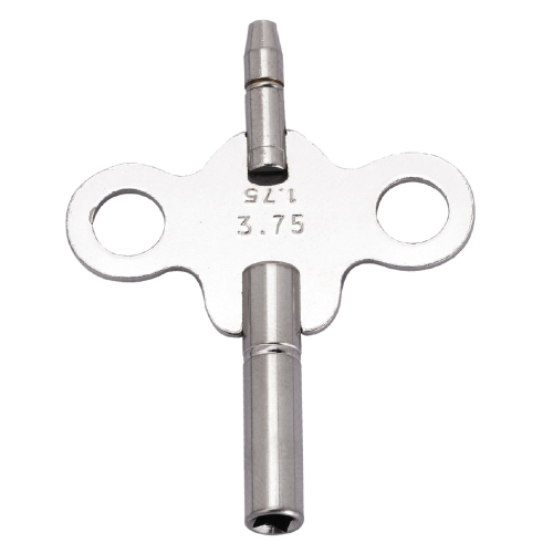 CHIAVE DI CARICA DOPPIA IN METALLO CROMATO - 1.75 MM