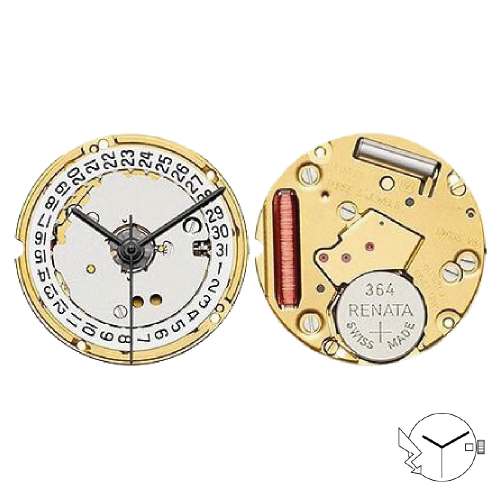 MOVIMENTO ETA F03115 MH1, 7 3/4''', ALT. 2.50, ALT. SFERE 1, D3, 3 LANCETTE