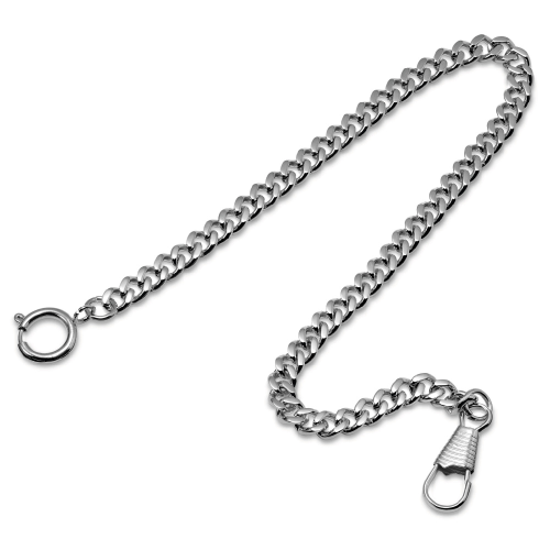 CATENA PER OROLOGIO DA TASCA IN ACCIAIO 35 CM - CT312