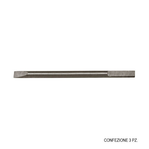 TUBETTO 3 LAME RICAMBIO ACCIAIO INOX CACCIAVITI