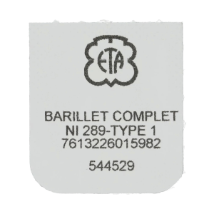 BARILETTO COMPLETO ETA 2892-A2 - REF. 180
