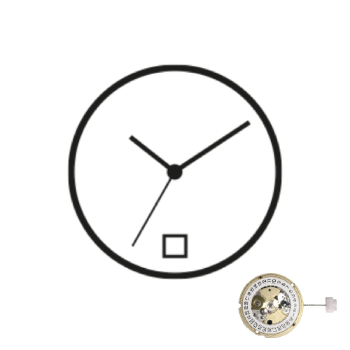 MOVIMENTO ETA 956412, 8 3/4''', ALT. 2.50, ALT. SFERE 1, D6, 3 LANCETTE